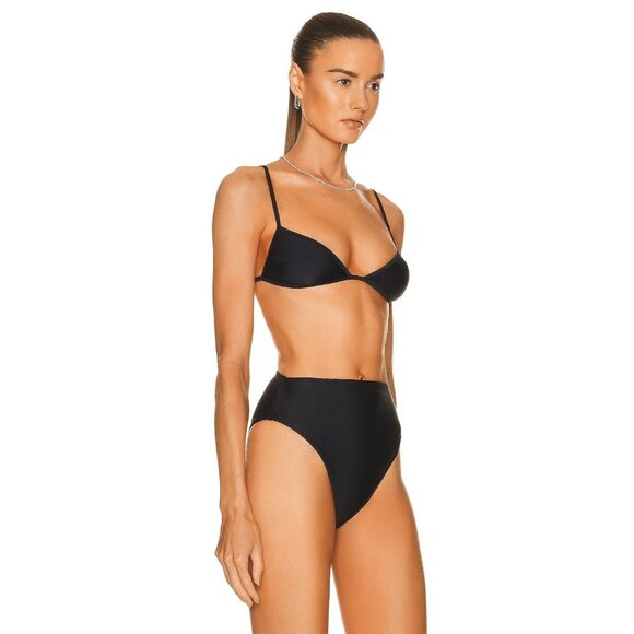 SIR. Roy Balconette Bikini Top in Black - Picture 2 of 4